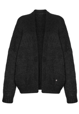 Alpaca sweater Akane - Black