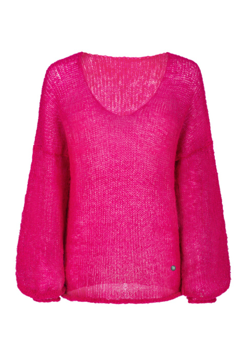 Alpaka sweter Gili - Piwonia