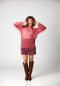 Alpaca sweater half turtleneck - Powder Pink