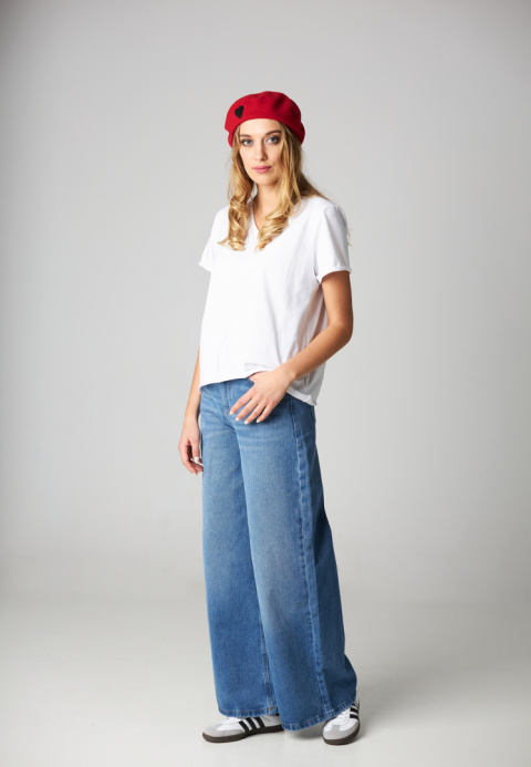 Beret serce - Czerwony