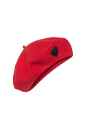 Heart beret - Red