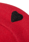 Heart beret - Red