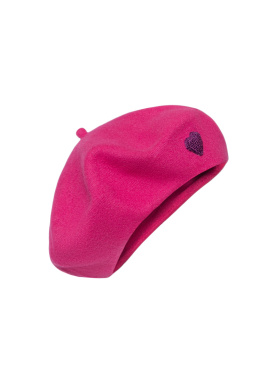 Heart beret - Pink