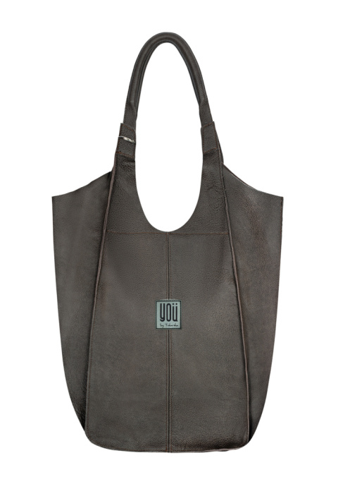 Skórzana torba Malezja - Brązowa