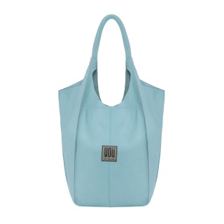 Skórzana torba Malezja - Błękit