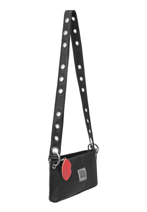 Skórzana torebka Sierra Leone - Czarna