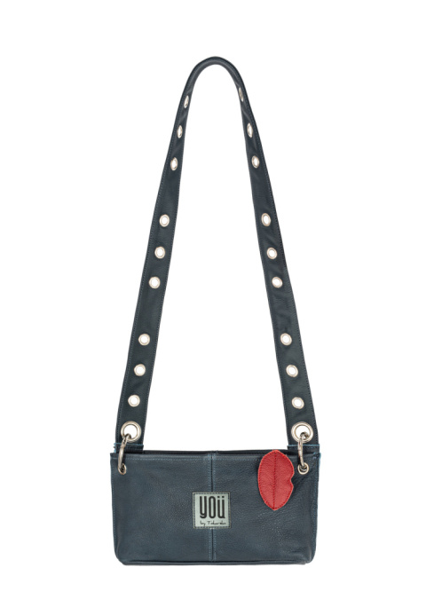 Skórzana torebka Sierra Leone - Granatowa