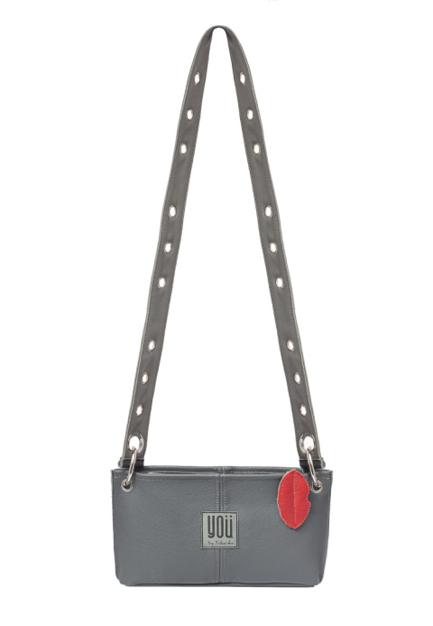 Skórzana torebka Sierra Leone - Szara