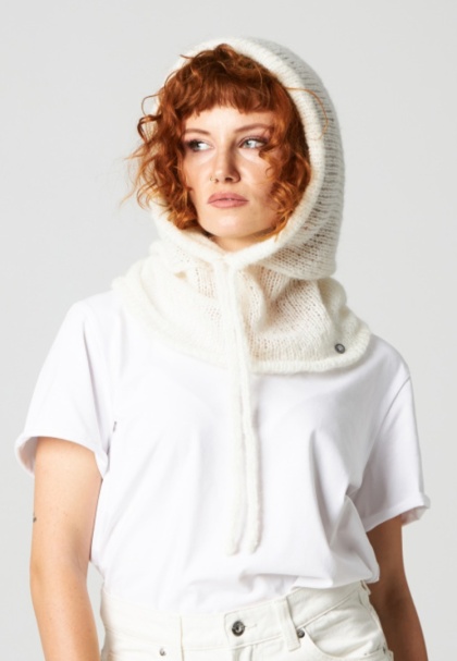 Alpaka Balaclava - Biały