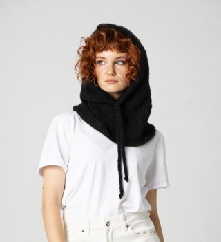 Alpaka Balaclava - Czarny