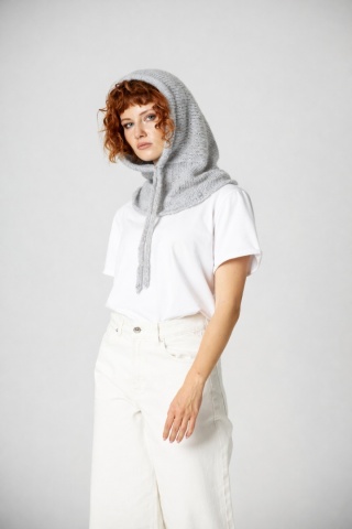 Alpaka Balaclava - Szary