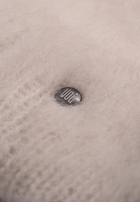 Alpaka czapka Sylwia - biały