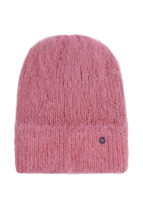 Alpaka czapka Sylwia - brudny róż