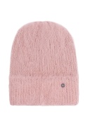 Alpaka czapka Sylwia - jasny róż