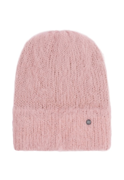 Alpaka czapka Sylwia - jasny róż