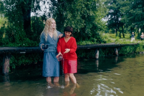 Alpaka czapka Sylwia - morski