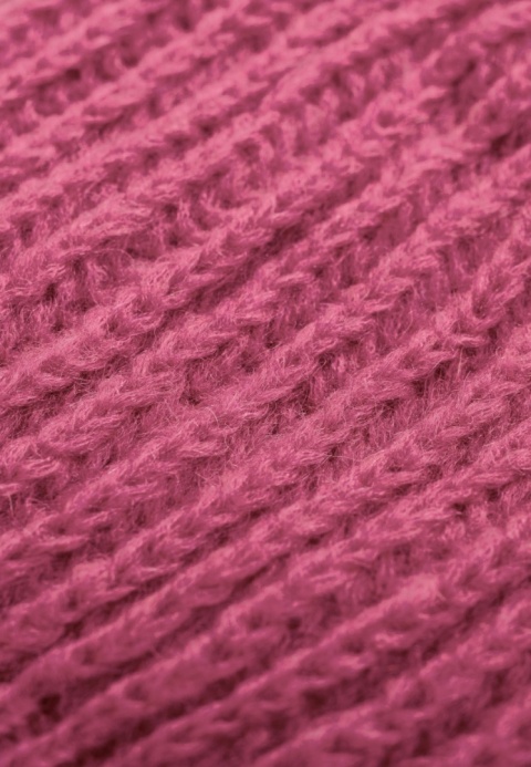 Alpaka czapka Urszula - brudny róż