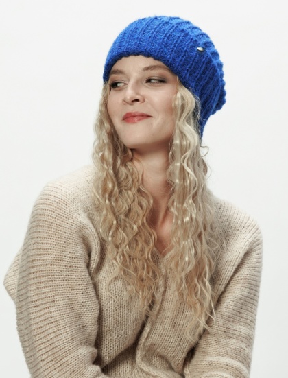 Alpaka czapka Urszula - chaber