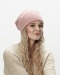 Alpaka czapka Urszula - jasny róż