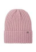 Alpaka czapka Urszula - jasny róż