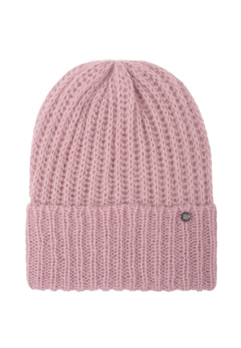 Alpaka czapka Urszula - jasny róż