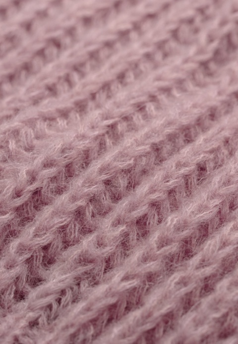 Alpaka czapka Urszula - jasny róż