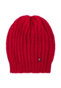 Alpaka czapka ze ściągaczem - czerwony