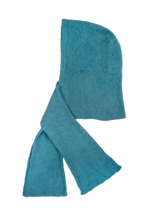 Alpaka kaptur Eliza - morski