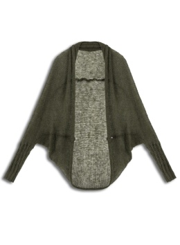 Alpaka kardigan Kamila - khaki