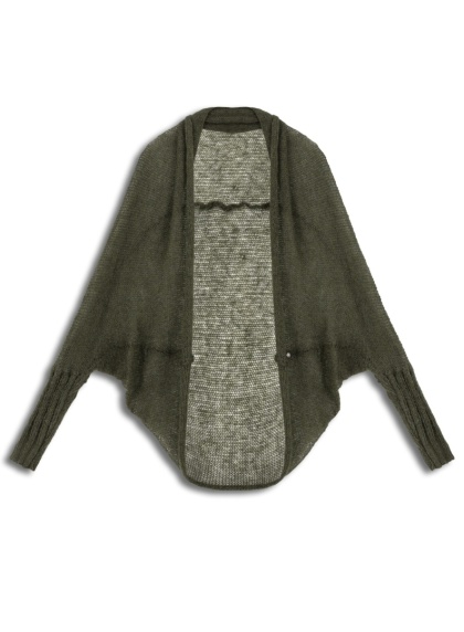 Alpaka kardigan Kamila - khaki