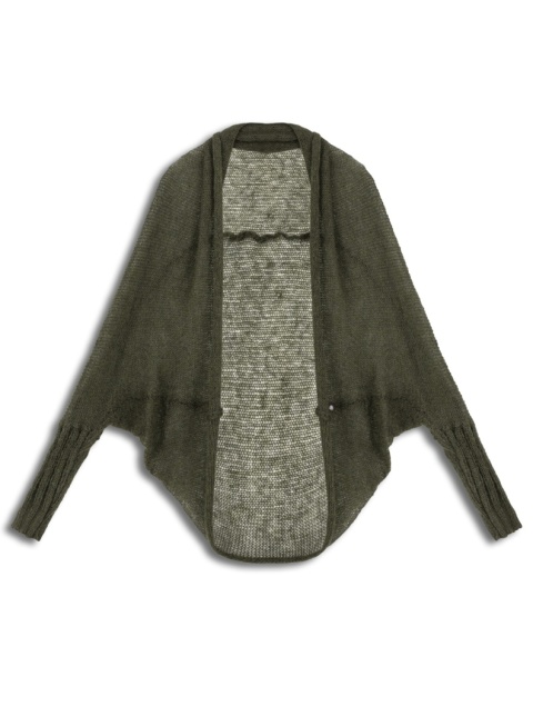 Alpaka kardigan Kamila - khaki