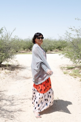 Alpaka kardigan Kamila - szary