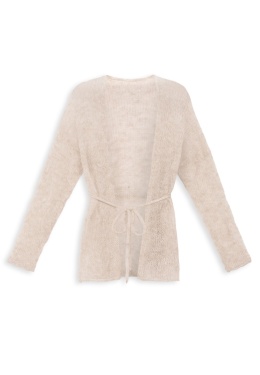 Alpaka kardigan Lovina - beżowy