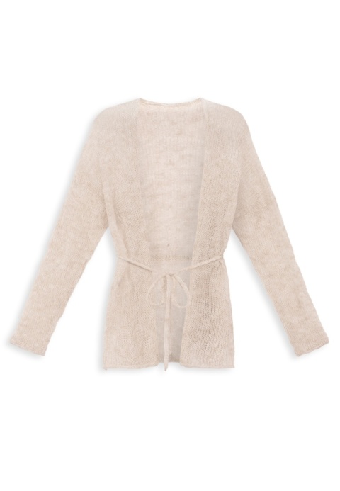Alpaka kardigan Lovina - beżowy