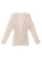 Alpaka kardigan Lovina - beżowy