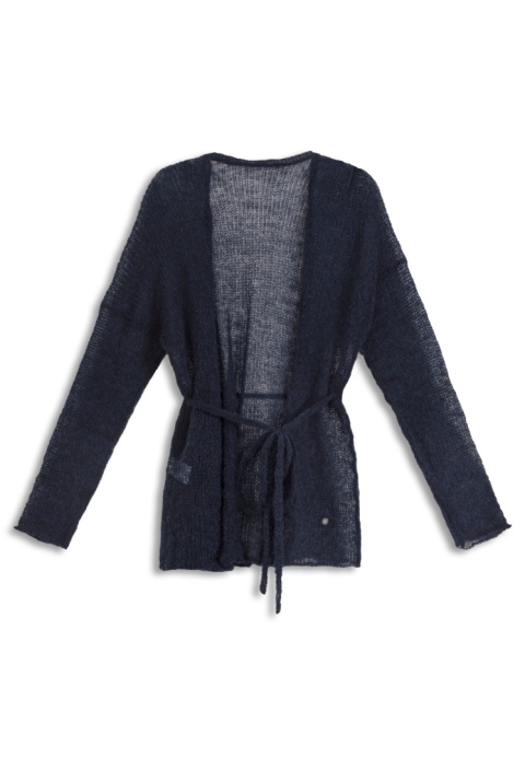 Alpaka kardigan Lovina - granatowy