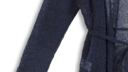 Alpaka kardigan Lovina - granatowy