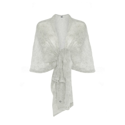 Alpaka lekki szal - etola - szary