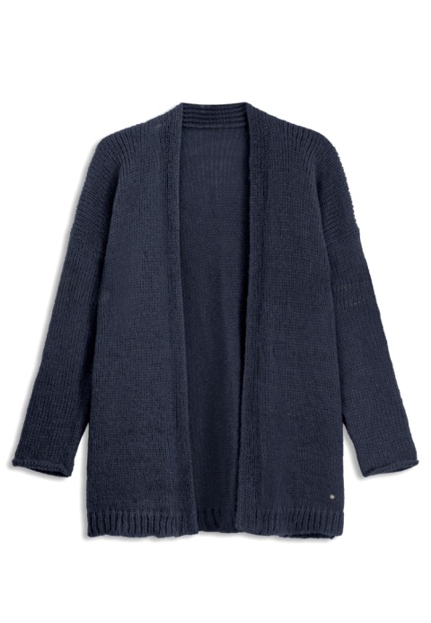 Alpaka sweter Aurelia - granatowy