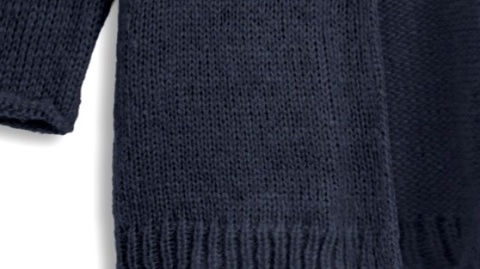 Alpaka sweter Aurelia - granatowy