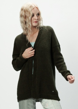 Alpaka sweter Aurelia - khaki