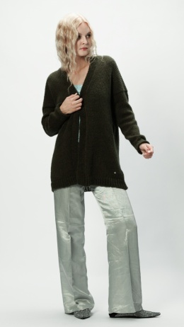 Alpaka sweter Aurelia - khaki