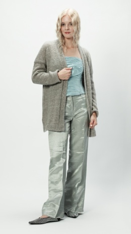 Alpaka sweter Aurelia - szary