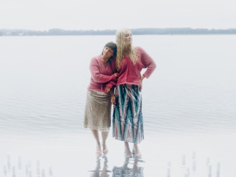 Alpaka sweter Aurelia - szary