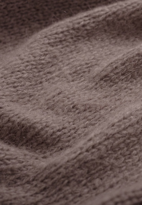 Alpaka sweter Aurora - brązowy