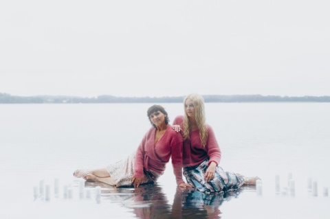 Alpaka sweter Aurora - brudny róż