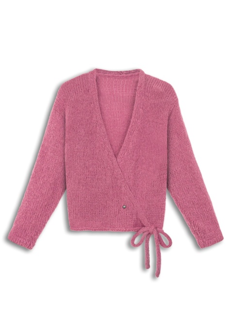 Alpaka sweter Aurora - brudny róż