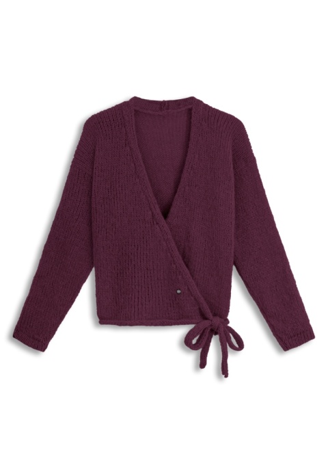 Alpaka sweter Aurora - wino