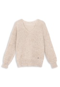 Alpaka sweter Mia - beżowy