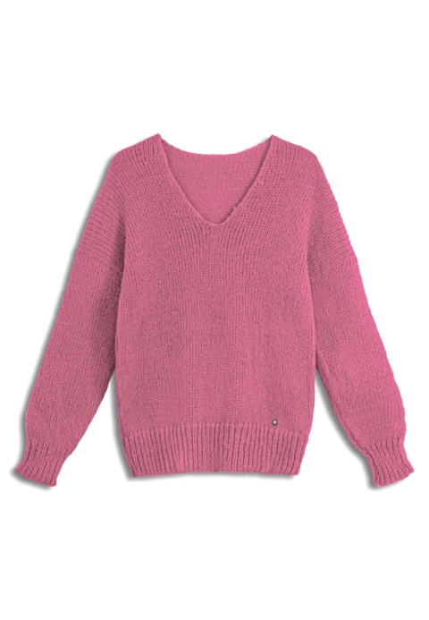 Alpaka sweter Mia - brudny róż